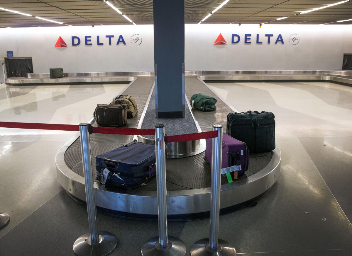 The baggage claim area of Terminal 2 of O'Hare International Airport in Chicago, Thursday, March 6, 2014.