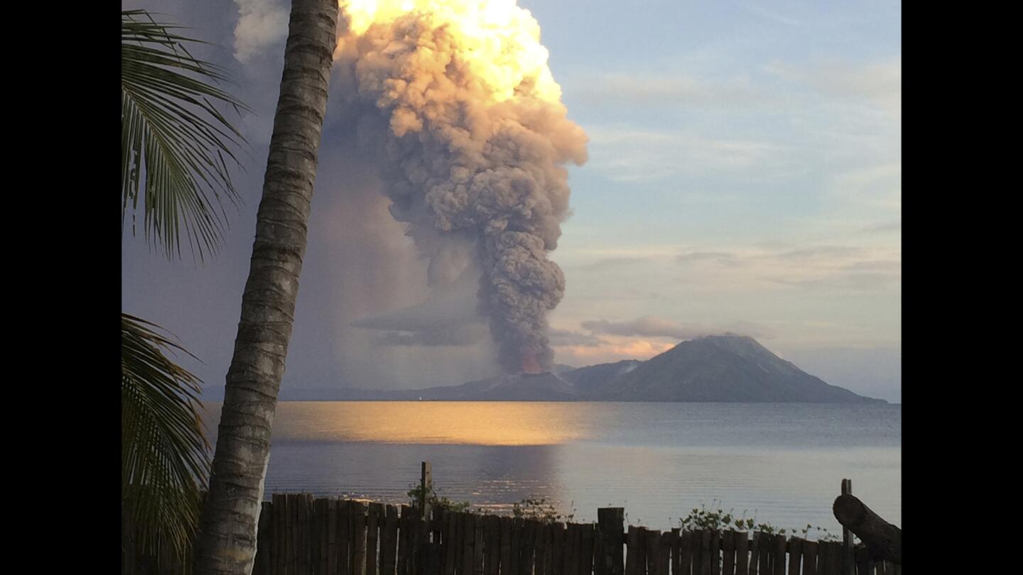 Papua New Guinea volcanic eruption