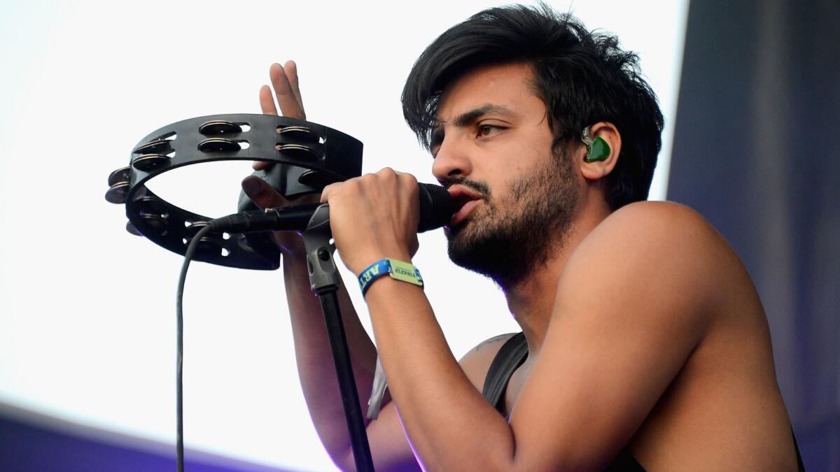 Sameer Gadhia will lead Young the Giant when the band performs Sunday on Day 2 of Resolution NYE, a New Year's festival that opens Saturday at the OC Fair & Event Center in Costa Mesa.