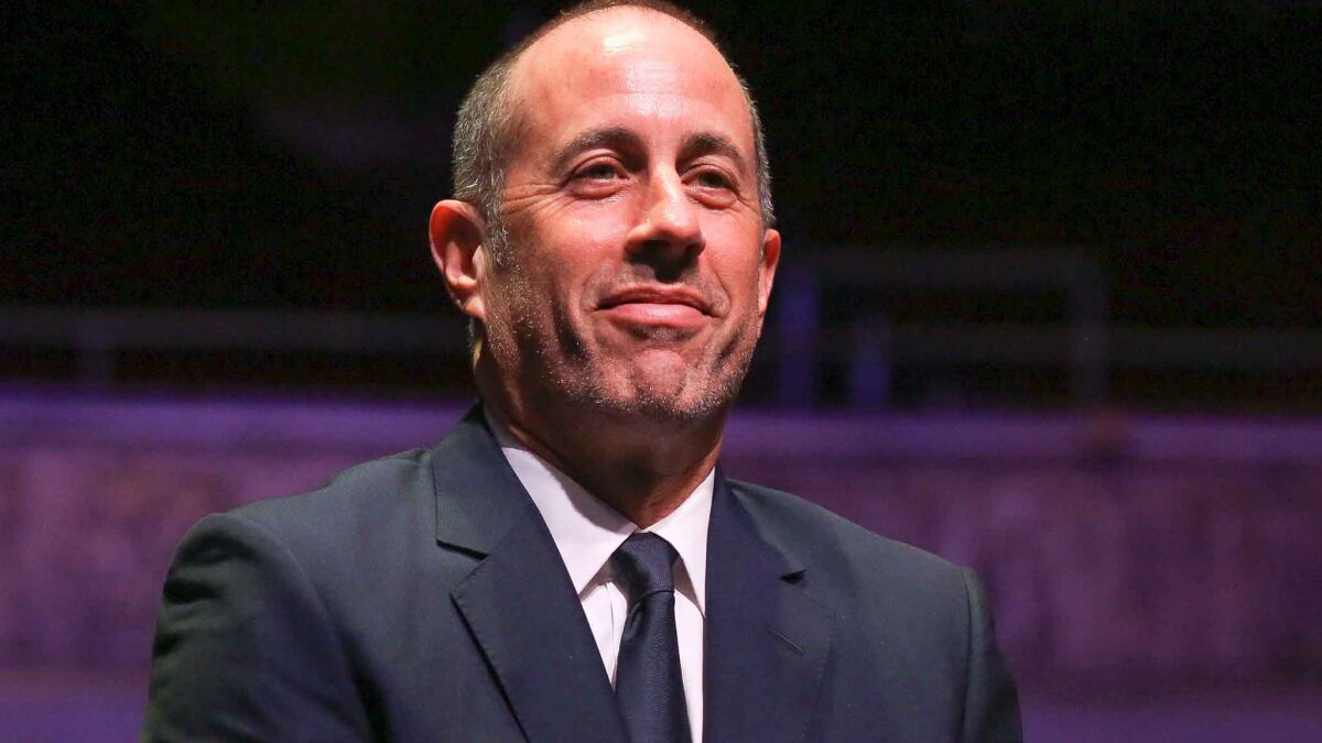 Jerry Seinfeld personally introduced cars from his collection that were auctioned off Friday to the tune of $22,244,500.