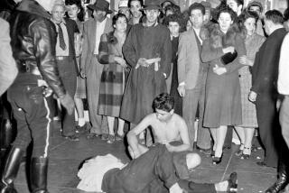 These youths  fell victim to raging bands of servicemen who scoured the streets in Los Angeles, June 20, 1943,  