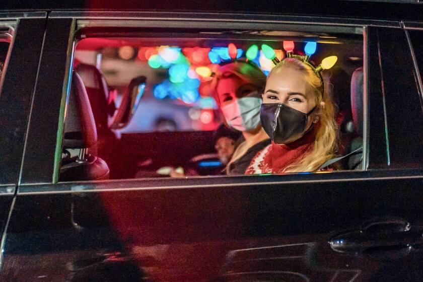 "Holidays in Your Car" at the Del Mar Fairgrounds.