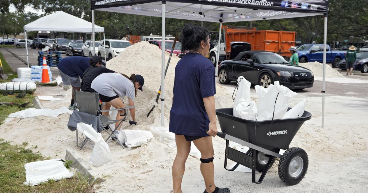 Florida’s governor declares a state of emergency in anticipation of the arrival of the tropical storm