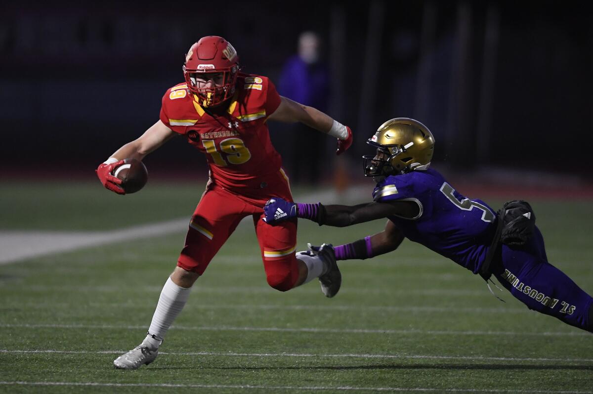 Cathedral Catholic High vs St. Augustine High football.