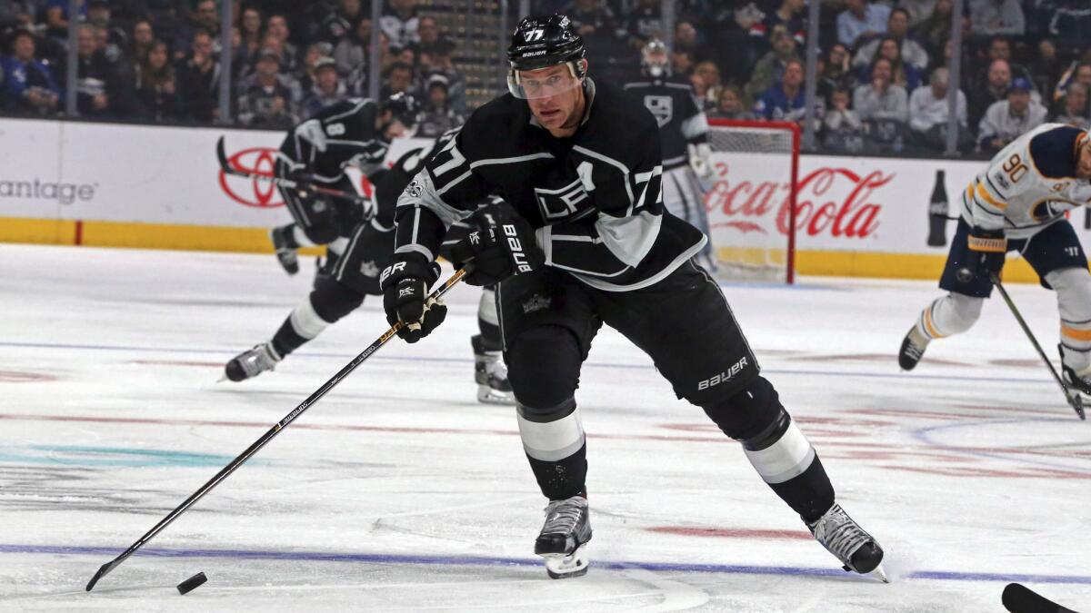 Kings center Jeff Carter is making significant progress while recovering from a lacerated ankle tendon.