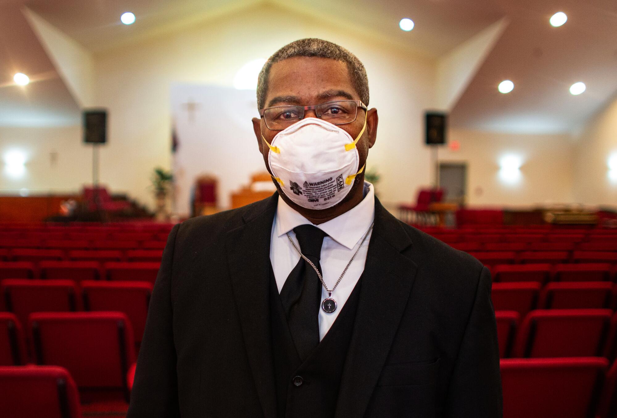 The Rev. Tim Christopher is one of the armed members of the security team at his Minneapolis church.