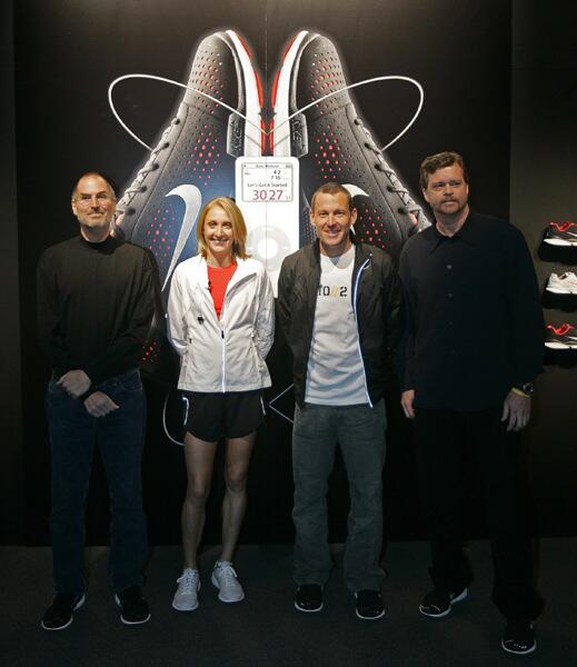 Steve Jobs, Paula Radcliffe, Lance Armstrong & Mark Parker