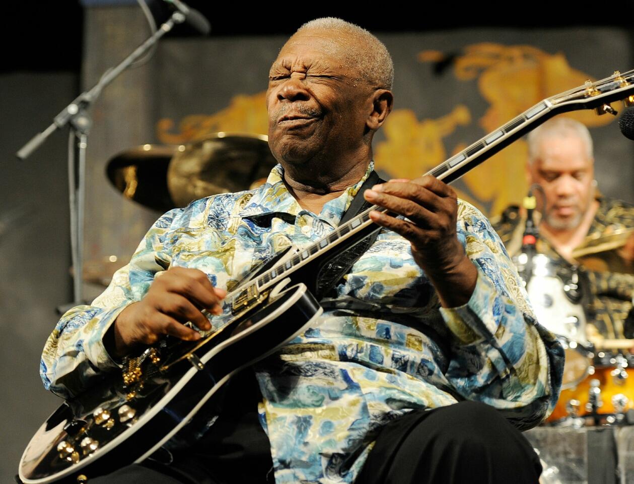B.B. King, who passed away in 2015, performs at the 2010 New Orleans Jazz & Heritage Festival.
