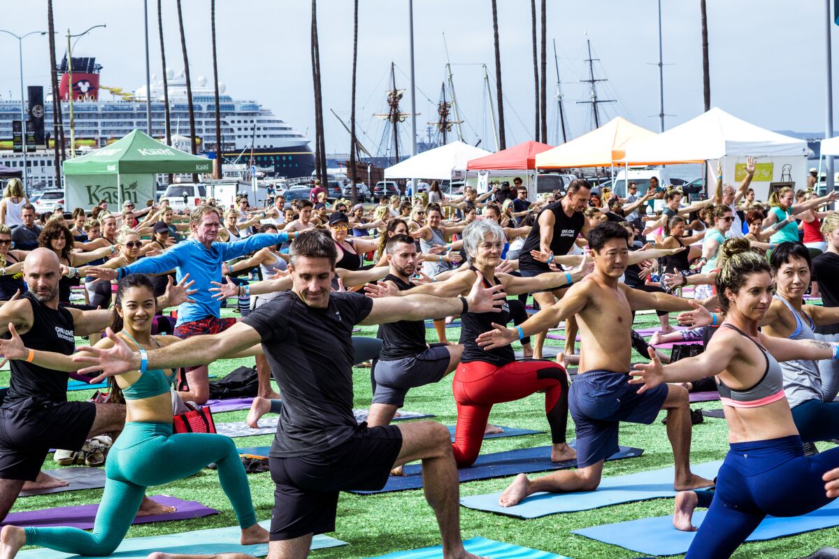 A photo of One Love Movement’s Charity Yoga Event 2018