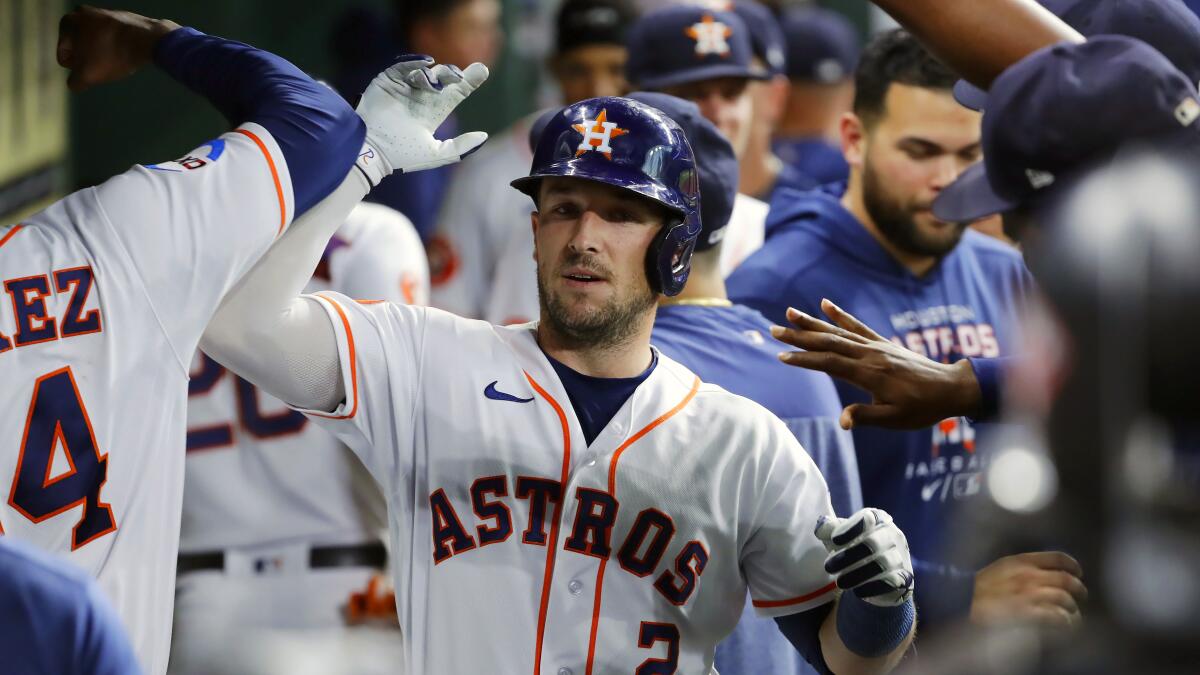 Astros hit 4 homers, with a pair by Abreu, to rout Twins 9-1 and take 2-1  ALDS lead
