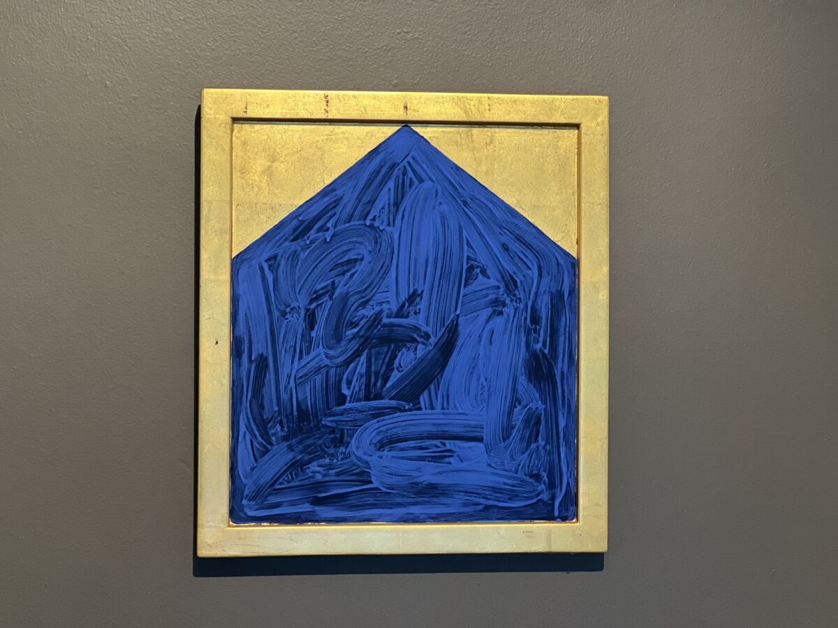 One of Huai Li's early pieces explores Western religious iconography.