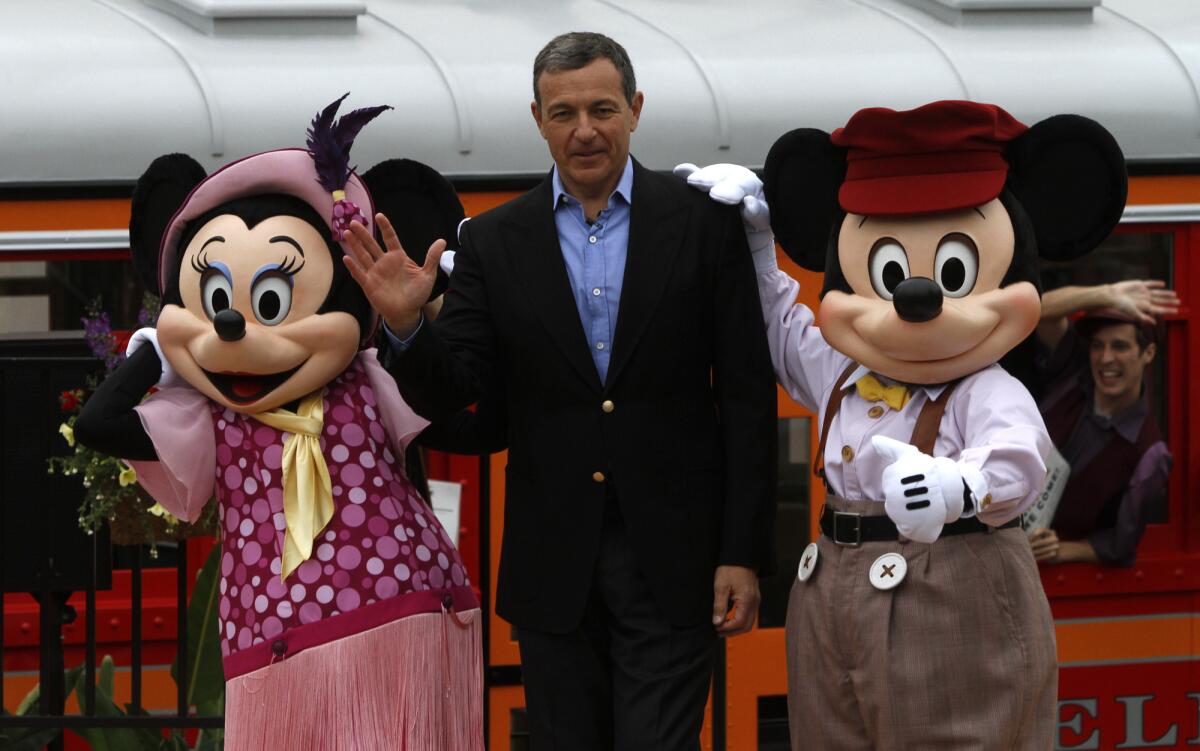 Bob Iger, Disney's chairman and chief executive, stepped down as CEO on Tuesday.