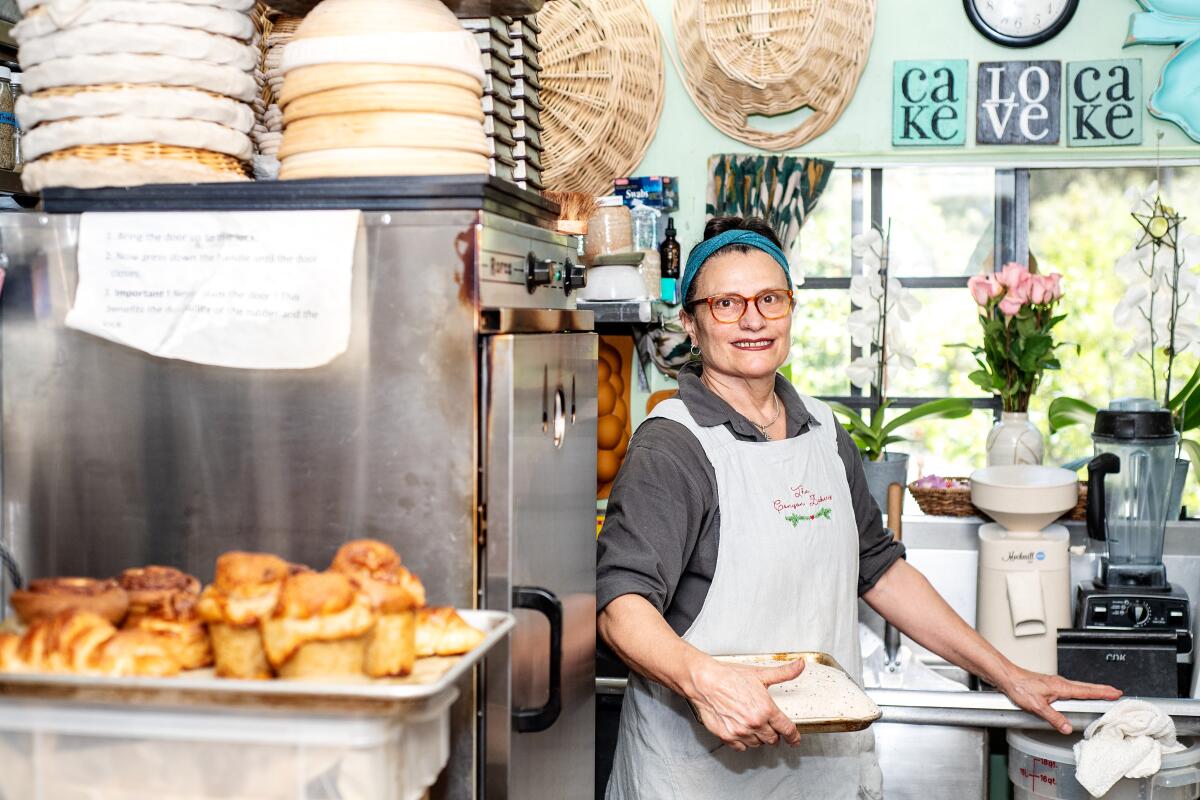 Patrice Winter in her kitchen at the Canyon Bakery.