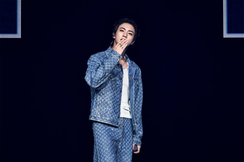BTS member Jin performs solo at Honda Center
