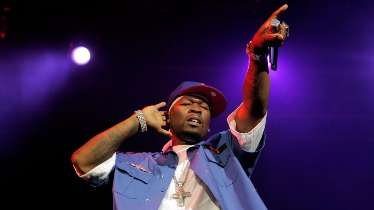 50 Cent the rapper, above, is not 50 Cent the VIX options trader. At least we think he isn't.