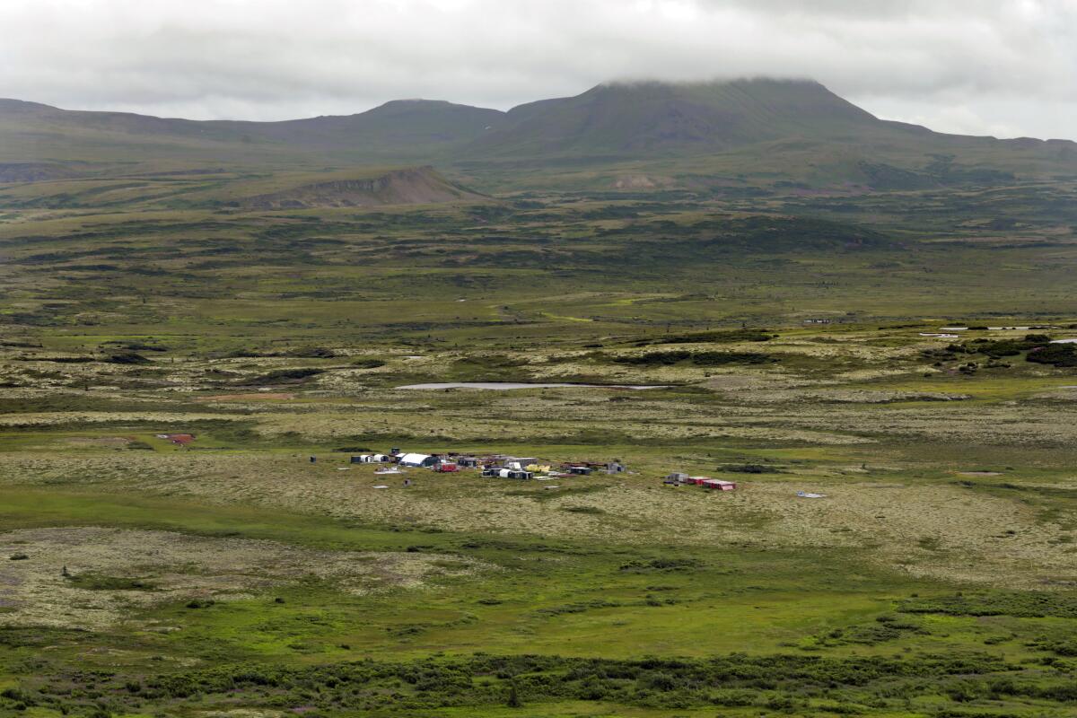 Proposed Pebble mine site in Alaska