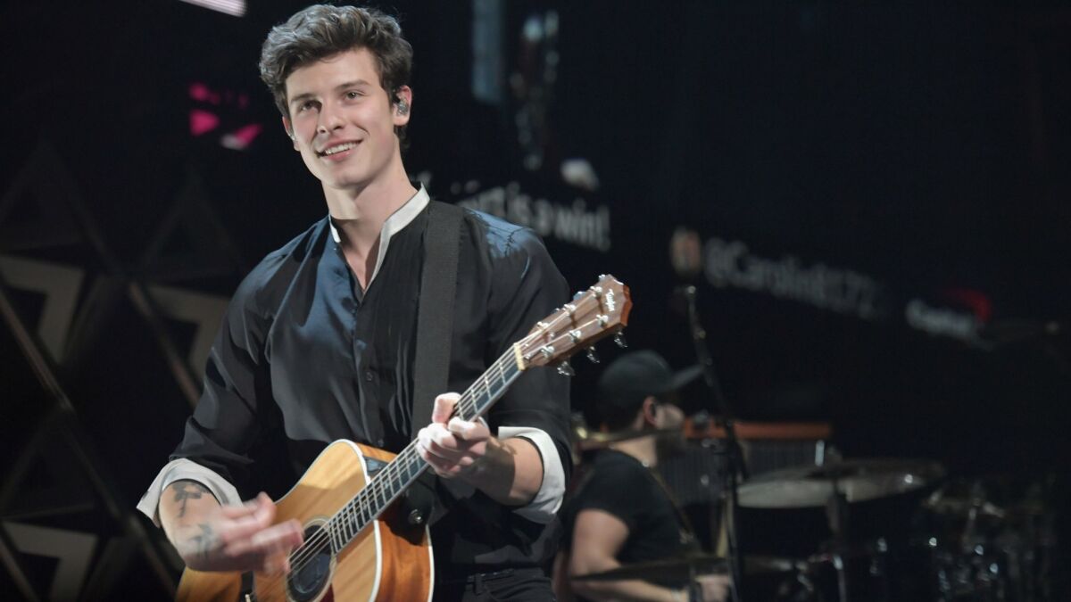 Shawn Mendes, who helped announce the 2019 Grammy Award nominations on Friday, received two nods himself from the Recording Academy.