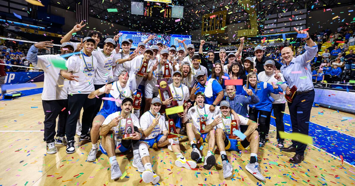 UCLA besiegt Long Beach State um den NCAA-Volleyballtitel der Männer