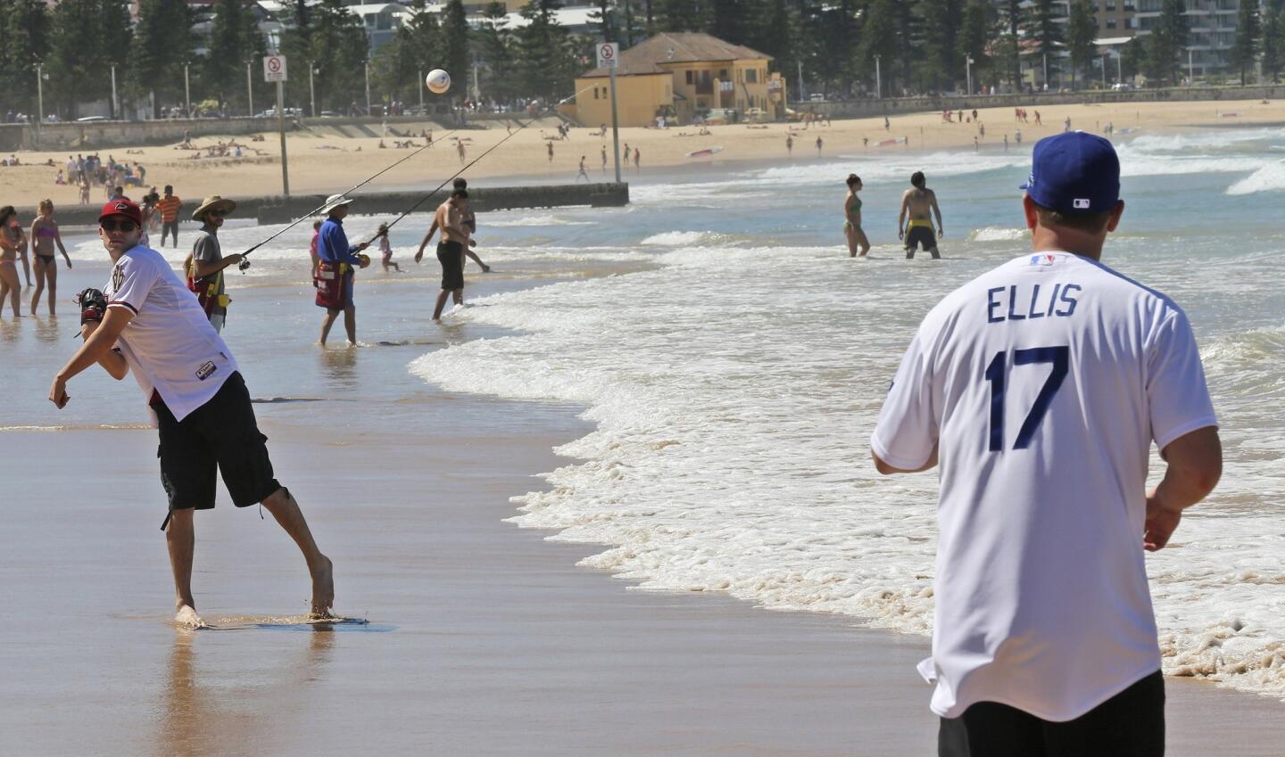 Dodgers opener, Sydney, Australia, March 22