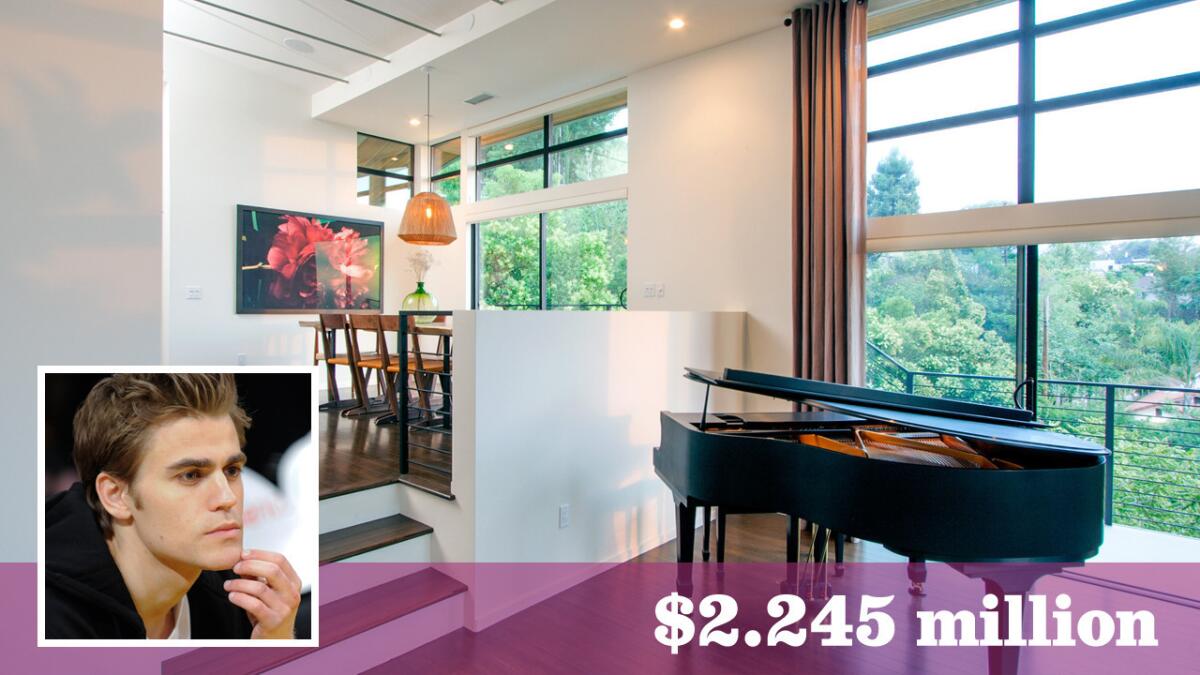 Actor Paul Wesley has put his home in Studio City up for sale at $2.245 million after about a year of ownership.