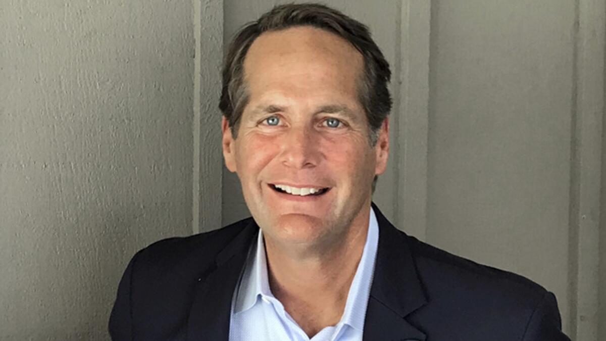 Harley Rouda of Laguna Beach, a Democratic candidate for the 48th Congressional District seat, has a slight lead in the race for a spot in the November general election against incumbent Rep. Dana Rohrabacher (R-Costa Mesa).