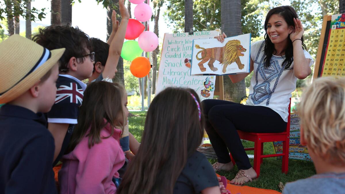 KinderPrep es un programa de verano de una semana de duración en Santa Mónica. Allí asisten los niños que ingresarán al jardín de niños.