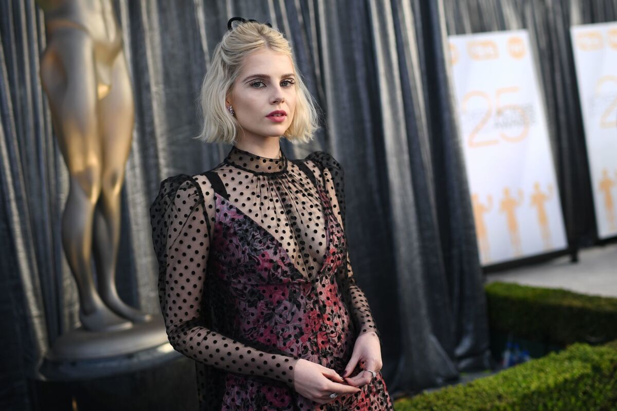 Lucy Boynton at the 25th Screen Actors Guild Awards.