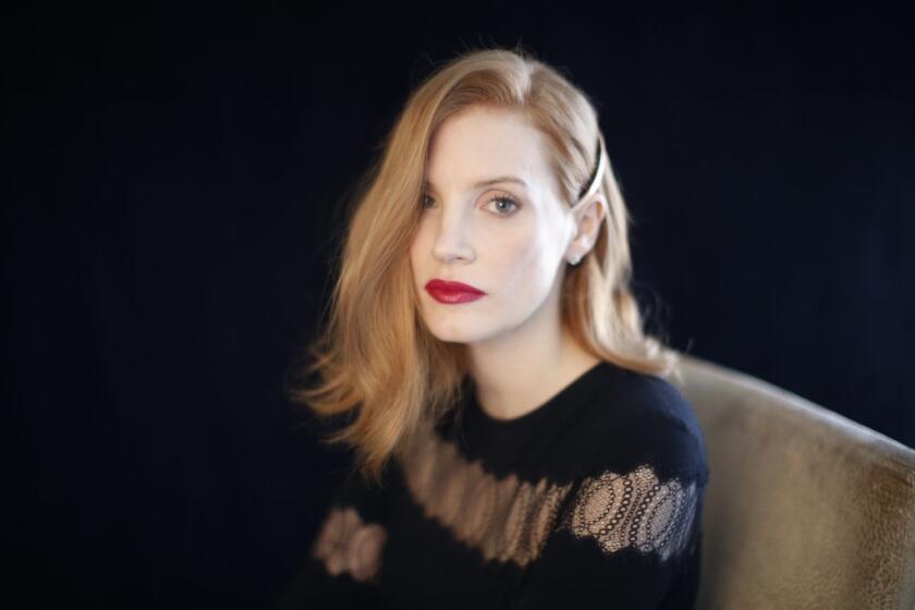 Jessica Chastain stars as the title character in "Miss Sloane," a thriller about politicians trying to quiet a lobbyist acting against their interests.