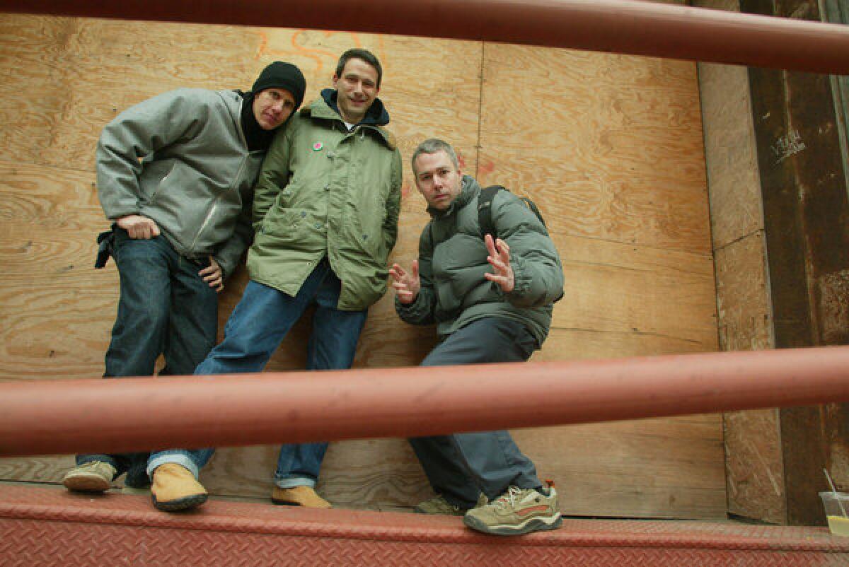 The Beastie Boys in 2003, from left: Mike Diamond, Adam Horovitz and Adam Yauch.