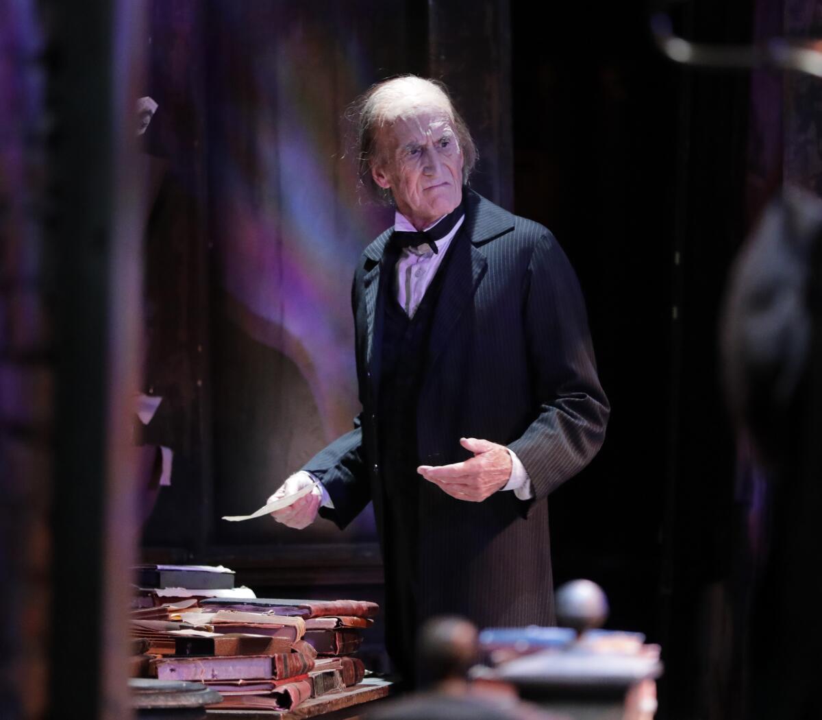 Hal Landon Jr., 78, has played Scrooge in more than 1,400 performances.