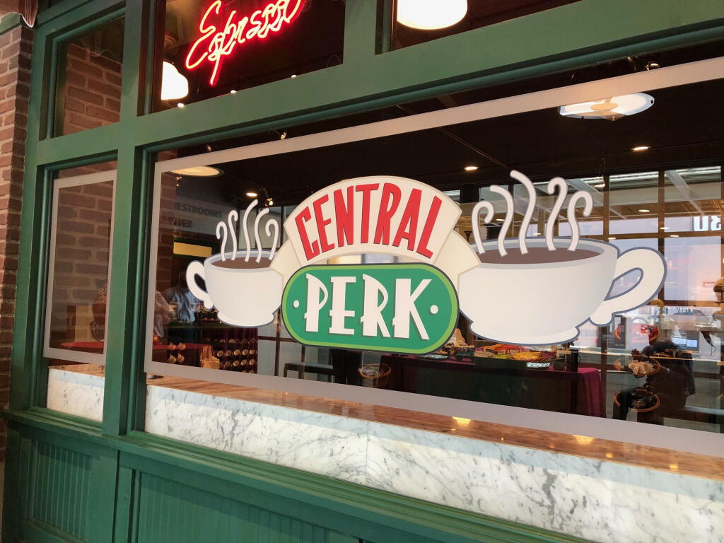 Friends Central Perk Coffee Shop Porte-Monnaie Zippé Rouge - Accessoire Officiel Série