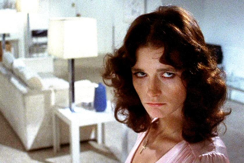 Margot Kidder in a scene from director Brian De Palma's "Sisters" in 1972.