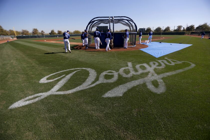 The Dodgers get ready for the grueling 162-game regular season (and, they hope, a long and victorious postseason) during spring training at Camelback Ranch in the Phoenix suburb of Glendale.