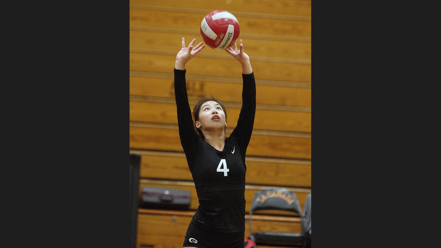 Photo Gallery: La Cañada vs. Glendale in non-league girls' volleyball