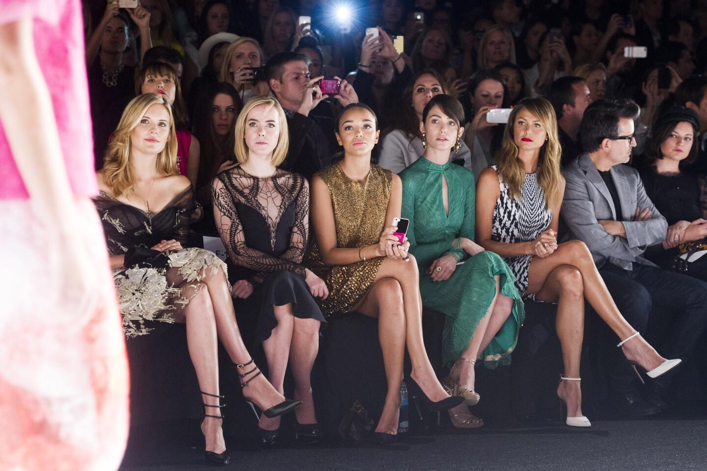Celebrities at New York Fashion Week