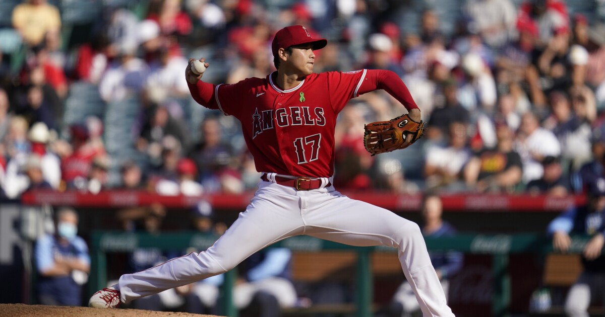 Shohei Ohtani sharp, but Angels fall to Rays in 10 innings