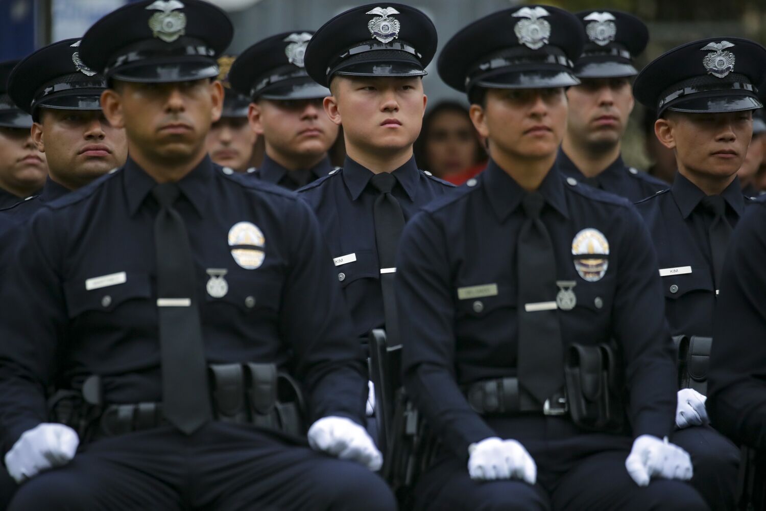 Younger Angelenos have far more negative view of police than elders, poll finds