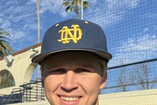 Erik Puodziunas of Sherman Oaks Notre Dame.