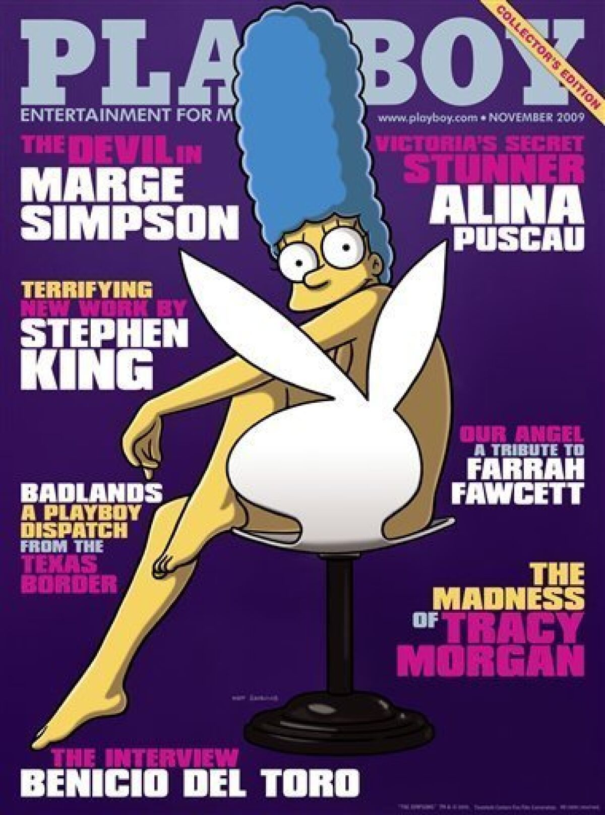Marge Simpson en la portada de Playboy - The San Diego Union-Tribune