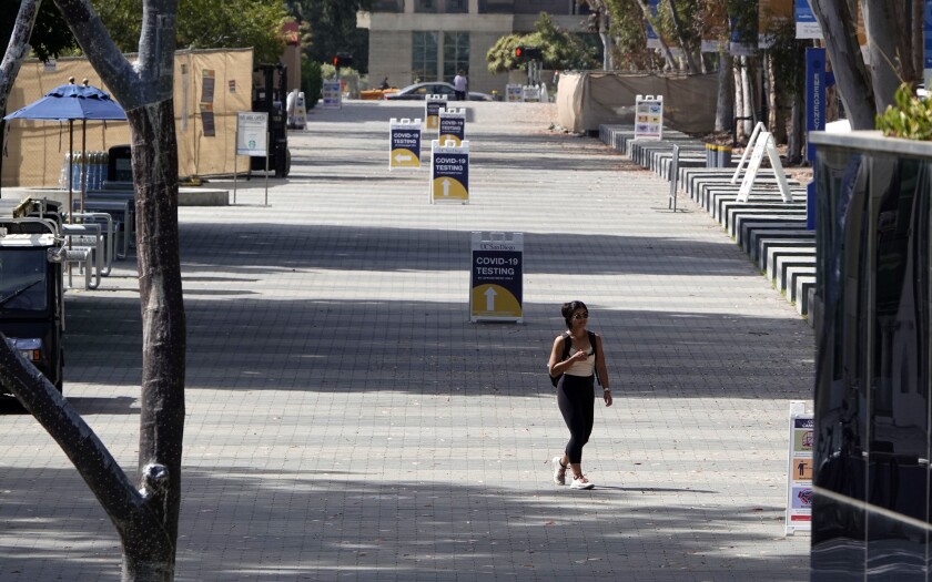 Students Faculty Ask Uc San Diego To Drop Plans To Reopen Campus Los Angeles Times