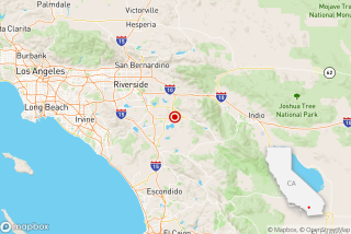 A magnitude 3.5 earthquake was reported late Wednesday night in Hemet, Calif.