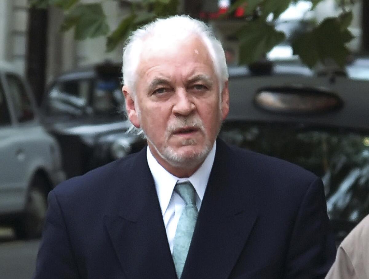 Musician Gary Brooker in a suit and tie