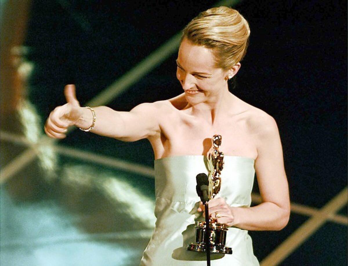 Helen Hunt winning the Oscar