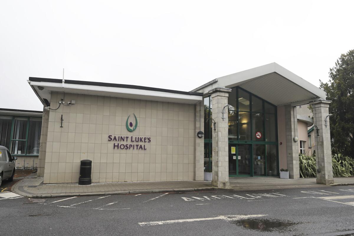 A general view of St Luke's Hospital in Rathgar, Dublin, Ireland