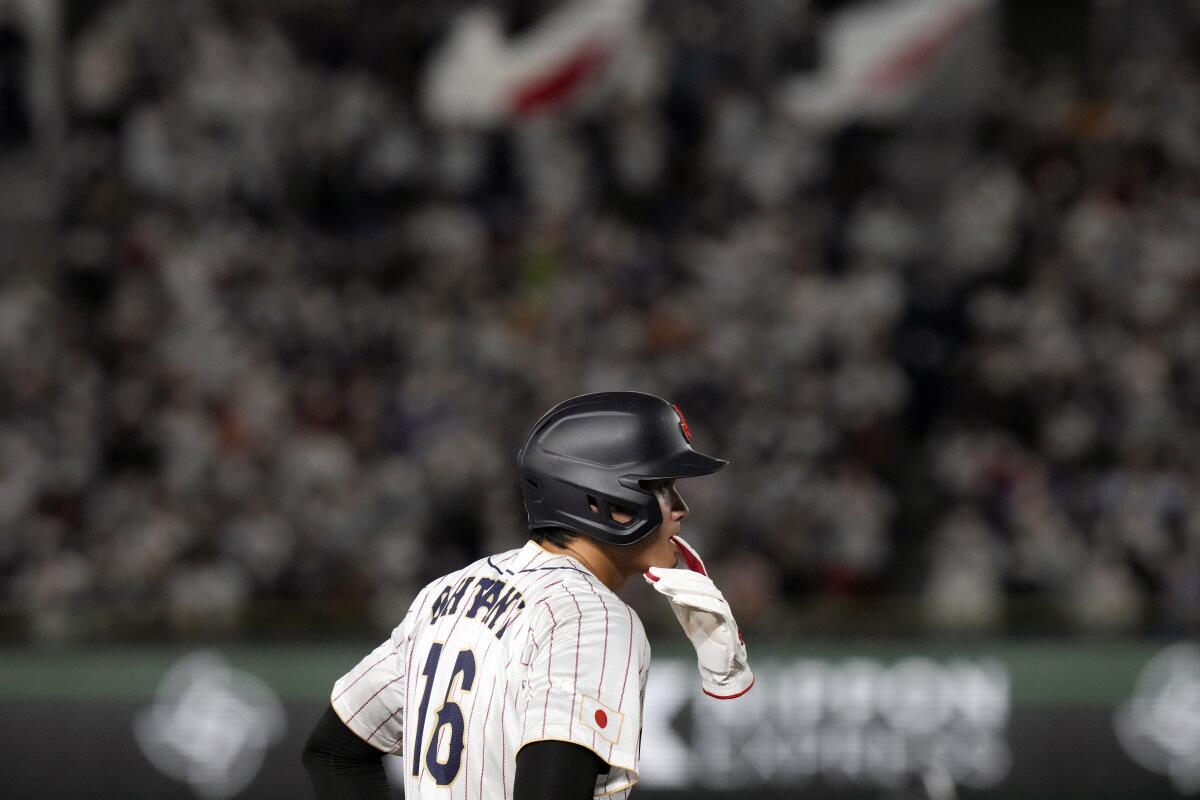 Shohei Ohtani scores first home run at WBC as Team Japan goes