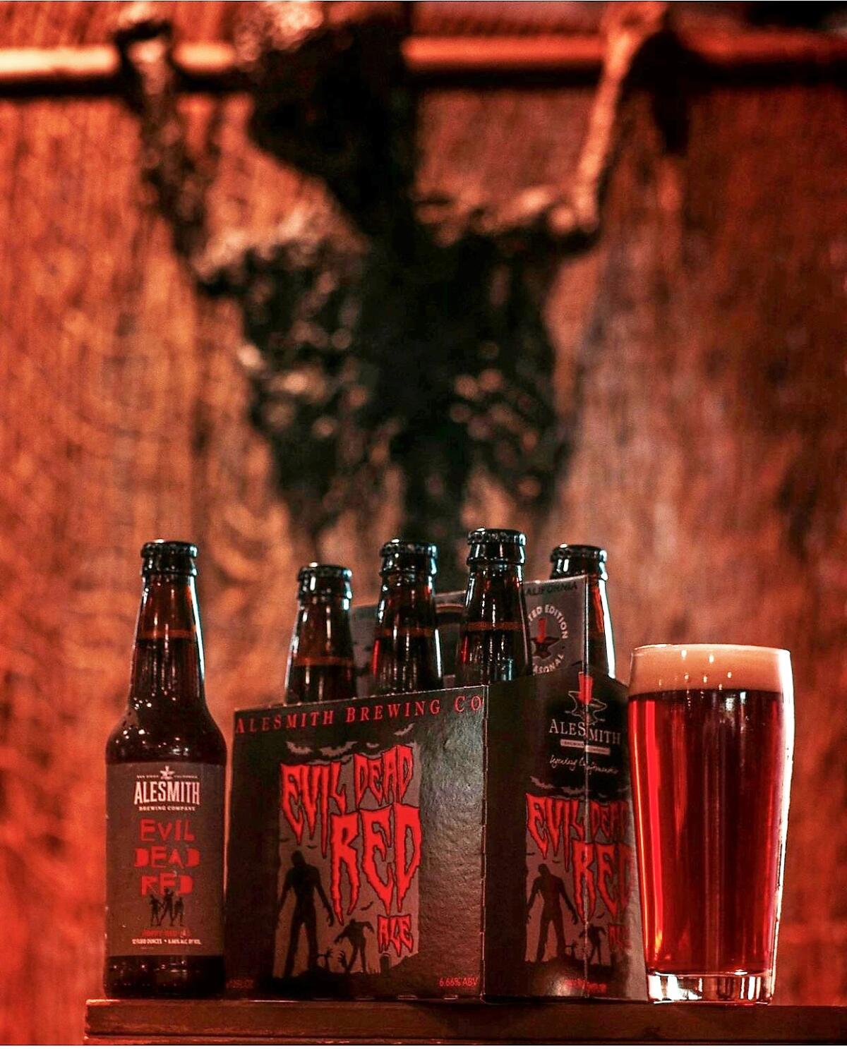 Evil Dead Red, a red ale from AleSmith Brewing Company.