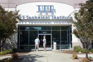 FILE - ITT Technical Institute campus seen closed after ITT Educational Services announced that the school had ceased operating, Sept. 6, 2016, in Rancho Cordova, Calif. Students who used federal loans to attend ITT Technical Institute as far back as 2005 will automatically get that debt canceled. This comes after authorities found “widespread and pervasive misrepresentations” at the defunct for-profit college chain. The Biden administration says the action will cancel $3.9 billion in federal student debt for 208,000 borrowers. (AP Photo/Rich Pedroncelli, File)