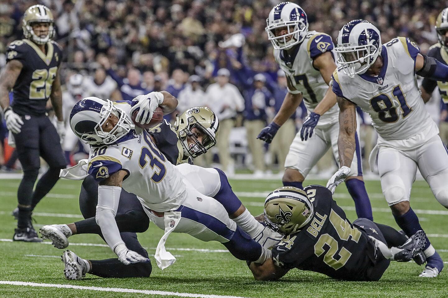 In the Din of the Dome, the Rams Beat the Saints in Overtime - The