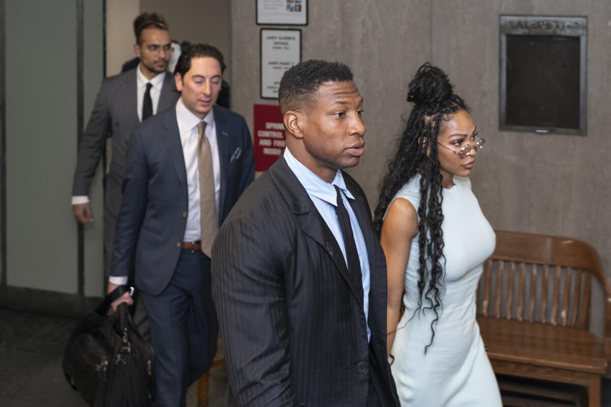 Jury Deliberating Whether Actor Jonathan Majors Assaulted A Girlfriend In New York Last Spring