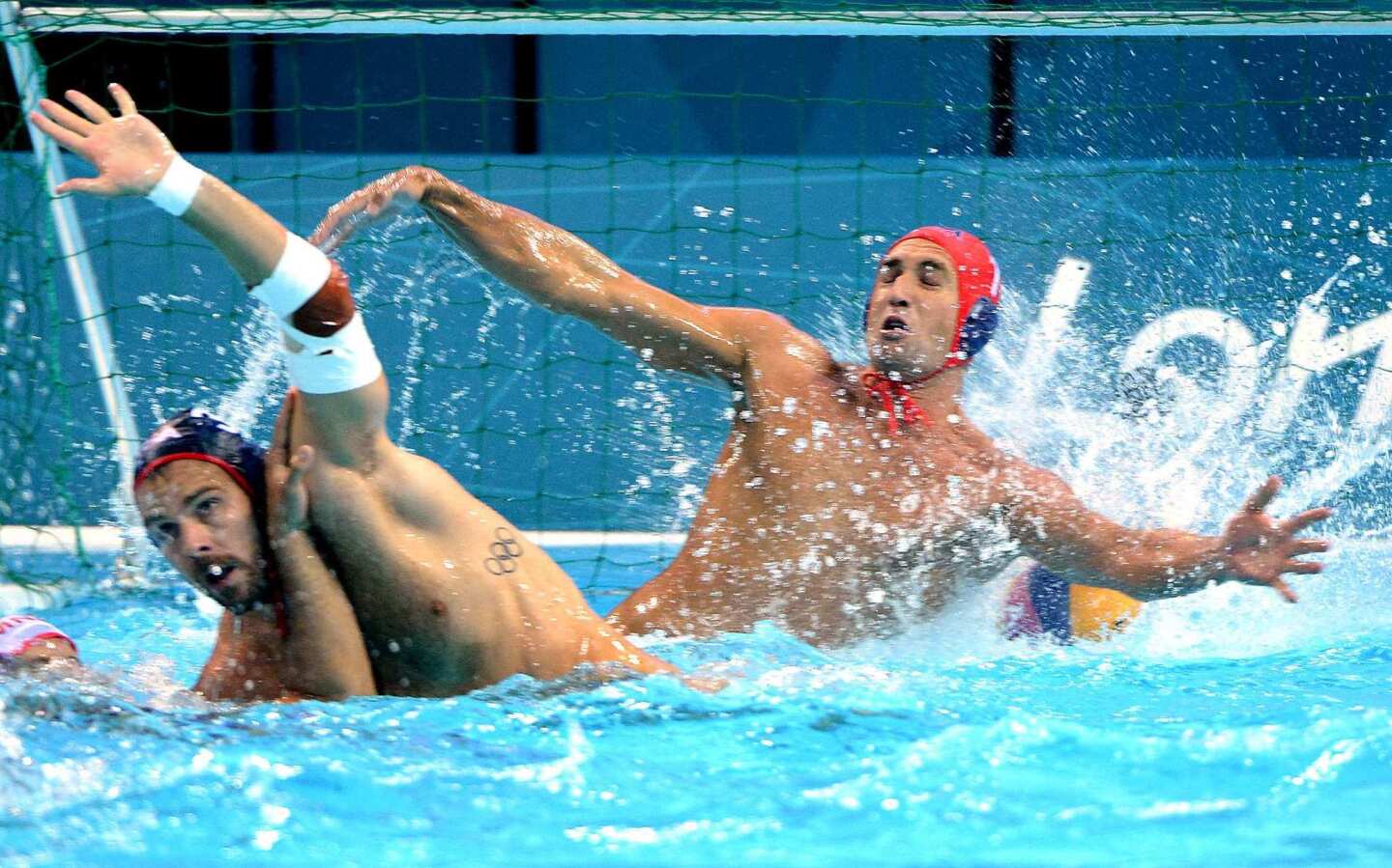 First men's water polo game - Los Angeles Times